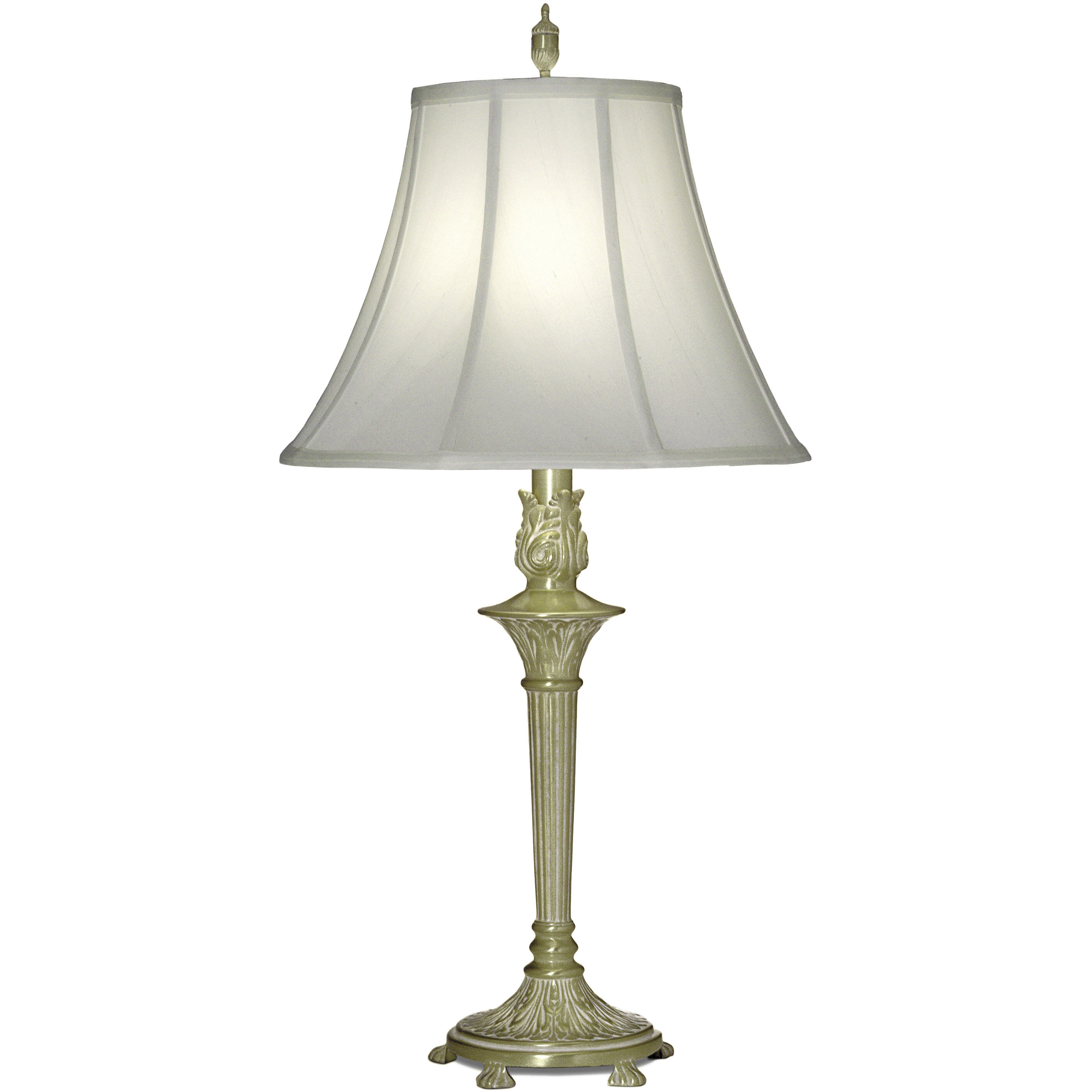 Ellie 33 inch 150 watt Satin Brass Table Lamp Portable Light